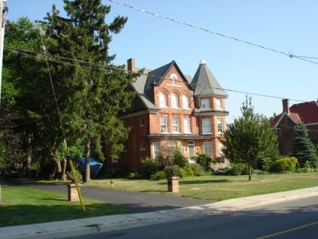 Its similarity to 1 st Presbyterian Church and Harrison Hall make it unusual. It is an important example of a residence built in the Richardsonian Romanesque style, very rare in Chatham-Kent.