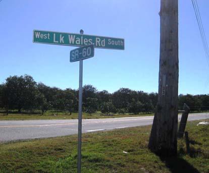 Property is located on the North and South side of 4 lane Hwy. 60 and includes 3,441. frontage on the West Lake Wales Road.