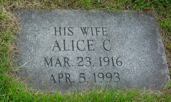 14, 2004. Alice C. wife [of C.