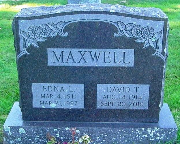 Maxwell Edna L., Mar. 4, 1911-Mar.