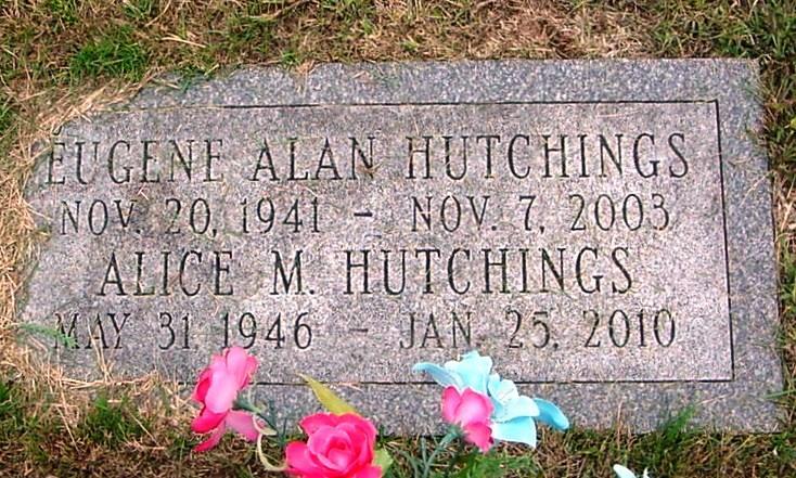 Hutchings Eugene Alan, Nov. 20, 1941-Nov. 7, 2003.