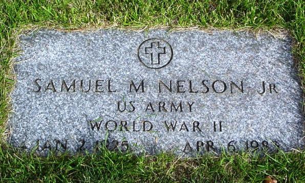 Nelson Samuel M. Jr., US Army, WWII, Jan.