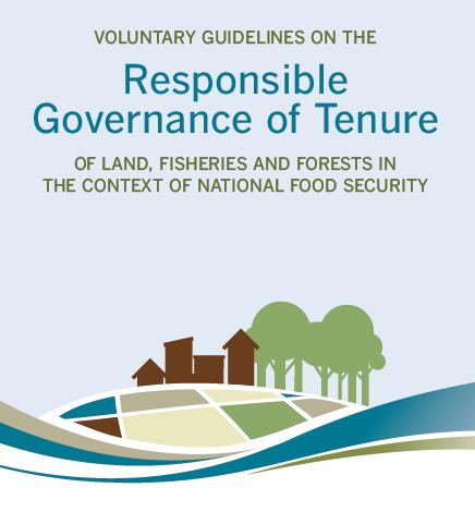 HISTORIC INTERNATIONAL AGREEMENT ON THE GOVERNANCE OF TENURE The Voluntary Guidelines on the Responsible Governance of Tenure of Land, Fisheries and Forests in the Context of NaWonal Food Security