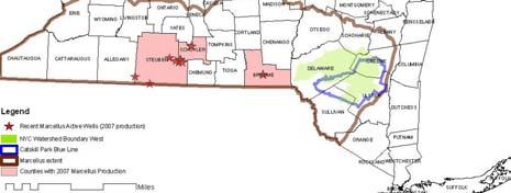 Extent of Marcellus Shale In