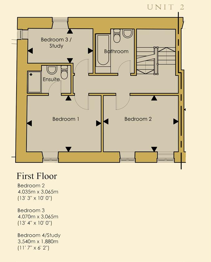 Unit 2 - First Floor Plan
