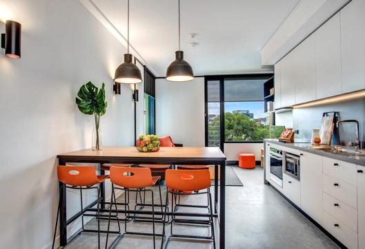 com.au Price per week: AUD 339-449 549 private rooms Brand new (2018), fully furnished, designer student living Private bedrooms (all with en-suites) in 5 or 6 bedroom