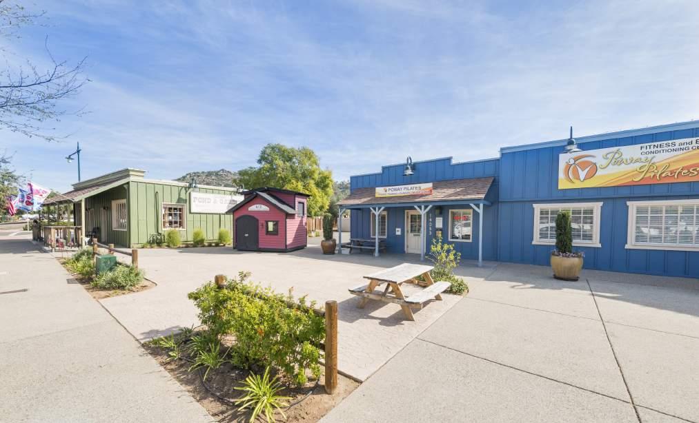 A carefully selected a place where culture & community come to mingle tenant mix, combined with old west style & whimsical building features, evoke neighborhood and nostalgia.