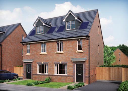 3 Bed Tolkien Plots 12*, 13, 17*, 18, 40*, 41 Key Features French Doors Dormer Window Large Dining/Kitchen Master Bed En-Suite Master Bed Wardrobes Large Second Bedroom Downstairs Total Floor Space