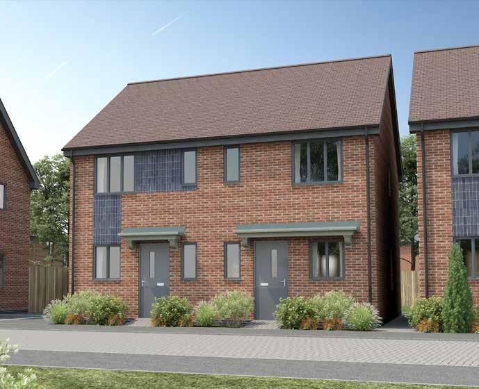 SILK PROPERTY OERIEW Classically designed detached or semi-detached Two bedroom home GROUND FLOOR ACCOMMODATION Central hallway Guest Cloakroom/WC Modern kitchen looking out to the front