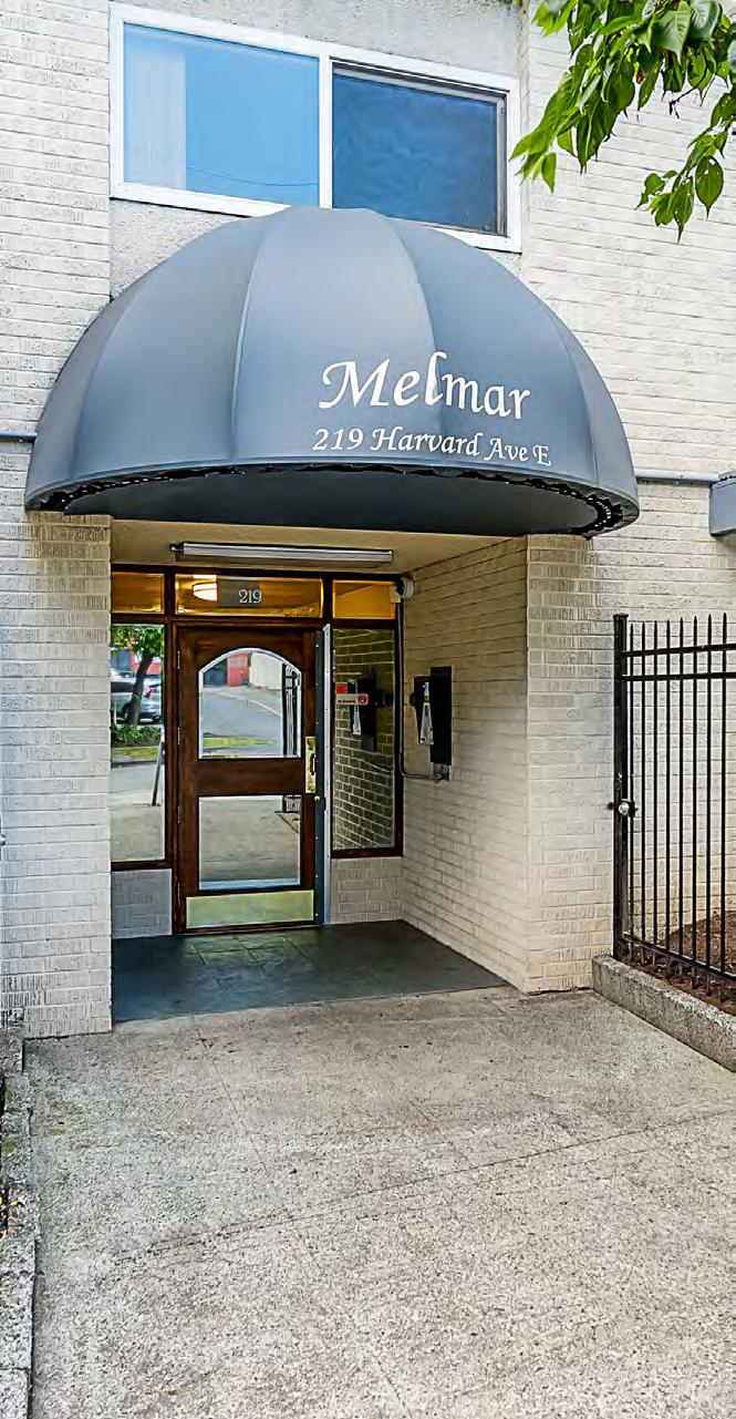 OFFERING Paragon Real Estate Advisors is pleased to present for exclusive sale the Melmar Apartments, a 28-unit apartment building located in the highly sought-after and walkable Capitol Hill