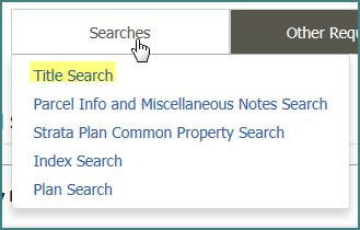Step 2: Hover your mouse over the grey Search menu item at the top then