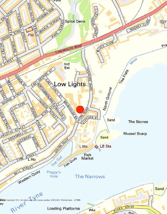 River Tyne and North Shields Fish Quay n Close proximity to a range of renowned and historic local amenities n Site area 0.41 Ha (1.