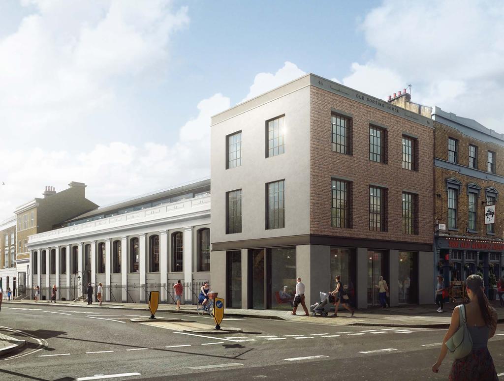 A rare and historic former sorting office available for rent in Islington, converted into 20,365 Ft² of modern office space combining period charm and contemporary style.