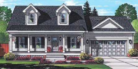 Juno cape cod plan Craftsman style plan for smaller homesites Juno 798 sq. ft. Proposed Upper Level (Approx.) Optional Master Bath w/mini-infinity Shower Juno 1342 sq. ft. Living Area 1 Bedroom 1½ Baths Artist s renderings depict homes as they may be built on a typical site.