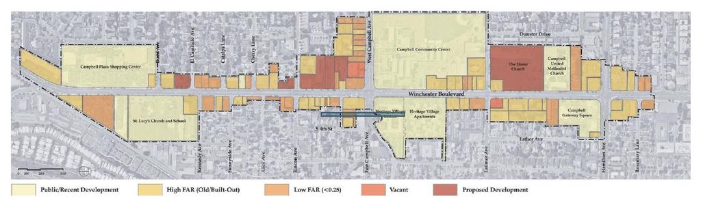 DEVELOPMENT & LEASE OPPORTUNITIES Winchester Boulevard Master Plan Area Location: Winchester