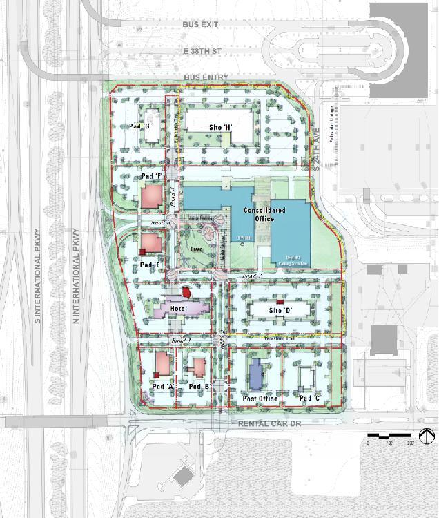 Southgate Plaza Development Components 32 acre development comprised of office, retail/restaurant and hospitality uses Restaurant/Retail pad sites 6 acres Consolidated Headquarters