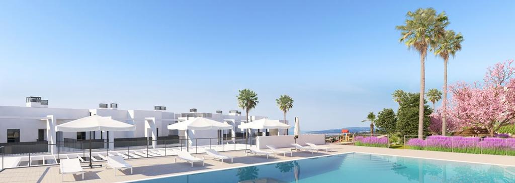 Development Features Set in beautiful Mediterranean gardens, there is a large infinity pool where families and friends can relax and unwind after a long day on the nearby beach.