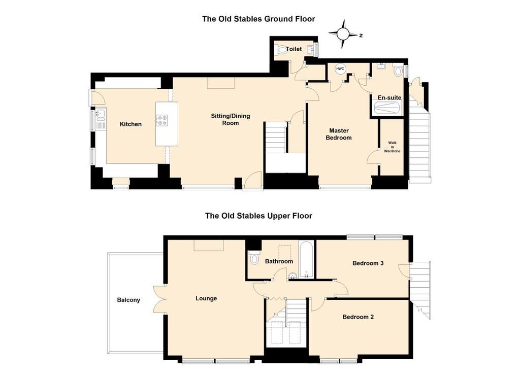APPROXIMATE ROOM DIMENSIONS KITCHEN/ SITTING/DINING ROOM 9.00m (29 6) x 5.15m (16 11) overall MASTER BEDROOM 4.18m (13 9) x 3.10m (10 2) overall ENSUITE 2.38m (7 10) x 1.42m (4 8) WALK IN WARDROBE 2.