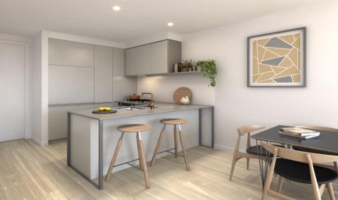 Stage 1 will comprise 48 apartments offering mostly two bedroom accommodation, with a small selection of one bedroom apartments with living areas ranging between 46-81 sq.m. (65 sq.m. average).