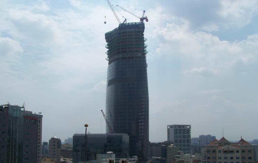 Bitexco Financial Tower Fitting Out April 2010 Commitment - 18% Curtain wall