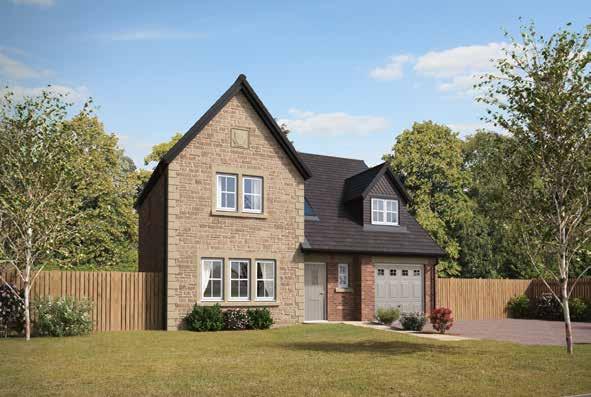 The Warwick The Boston 4 Bedroom Detached with Integral Single Garage Approximate square footage: 1,402 sq