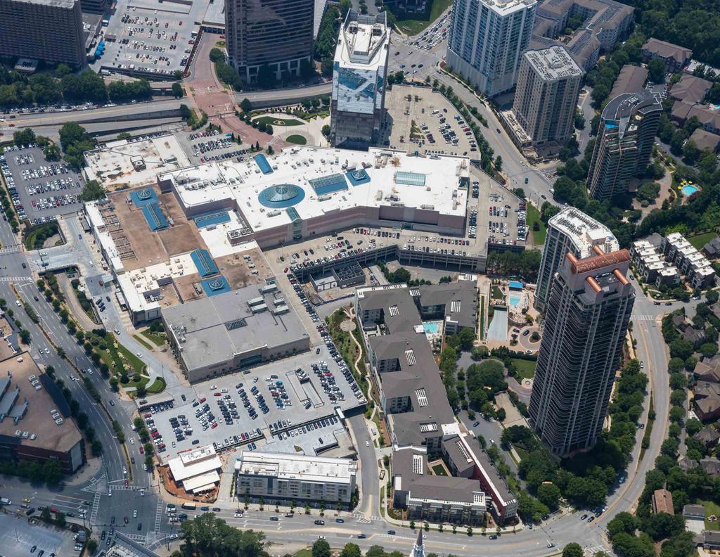 DOMAIN AT PHIPPS PLAZA Phipps Tower 481K SF Office Phipps Blvd Lenox Rd FOOD/FITNESS BUILDING Phipps Plaza 979K SF Simon Mall Life Time Athletic (Food Hall Below) Outdoor Amenity Space The Huntley