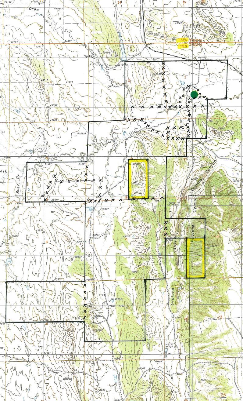 The Zimmerschied Ranch 2,880± Deeded Acres 160± Acres BLM Lease Crook County, Wyoming BLM Headquarters The ranch is