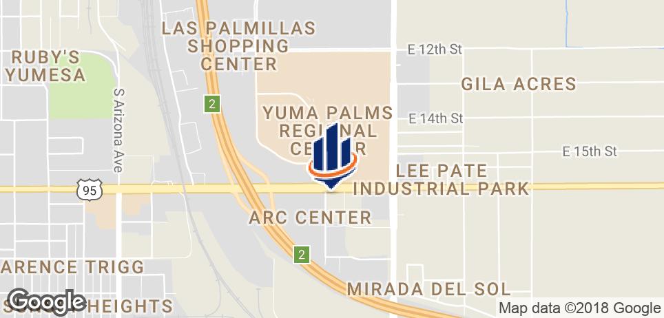 close proximity to the Yuma Palms Regional Center.