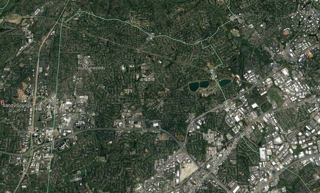 MARKET CONTEXT Dunwoody City Limits 5-mile ring Approximate Study Area Boundary More than 65,400 people live within an