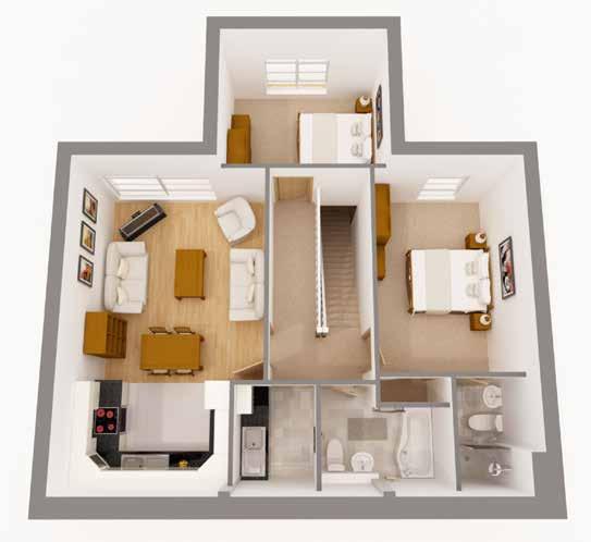 Apartment 5, 9 & 15 First Floor Apartments ROOM SIZES - Apt 5 ROOM SIZES - Apt 9 Living Room 16 2 x 14 1 4.97m x 4.34m Kitchen 11 8 x 7 4 3.6m x 2.26m Utility 7 4 x 5 10 2.26m x 1.