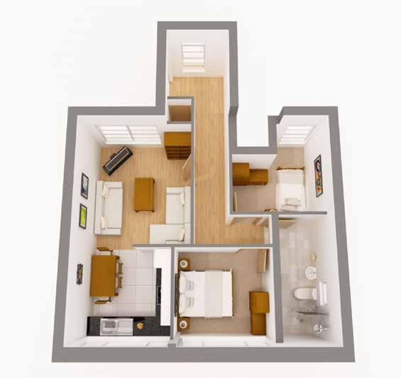 Apartment 11 Ground Floor Apartments ROOM SIZES - Apt 11 Living Room 13 8 x 12 3 4.2m x 3.77m Kitchen 10 1 x 9 11 3.11m x 3.04m Bedroom 1 10 9 x 9 11 3.30m x 3.04m Wet Room 13 5 x 5 1 4.13m x 1.