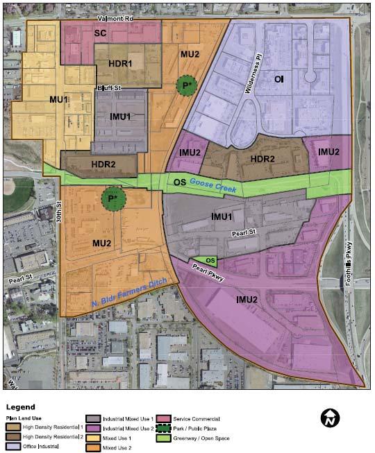 The City also envisions mixed-use development occurring in the future in a 25-acre currently industrial area east of the planned station location, which is addressed in the Highway 42 Corridor Plan