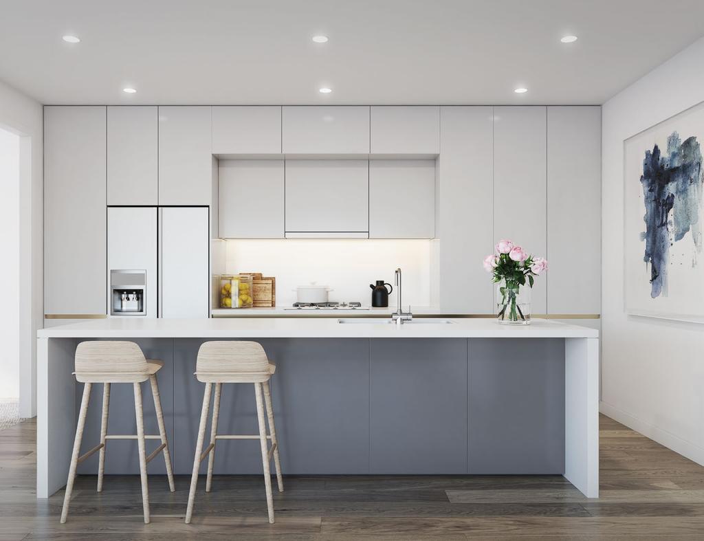 Artist impression Artist impression SCULPTURED KITCHENS RELAXING BATHROOMS The intuitive design of the kitchens at Allium puts everything at your fingertips.