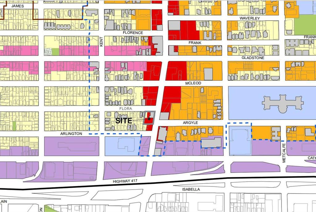 URBAN CAPITAL 488 BANK STREET JULY 2014 16 FIGURE 8: CITY OF OTTAWA OFFICIAL PLAN LAND USE DESIGNATIONS The proposed medium-density mixed-use development is consistent with the policies of the