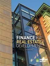 Finance for Real Estate Development published