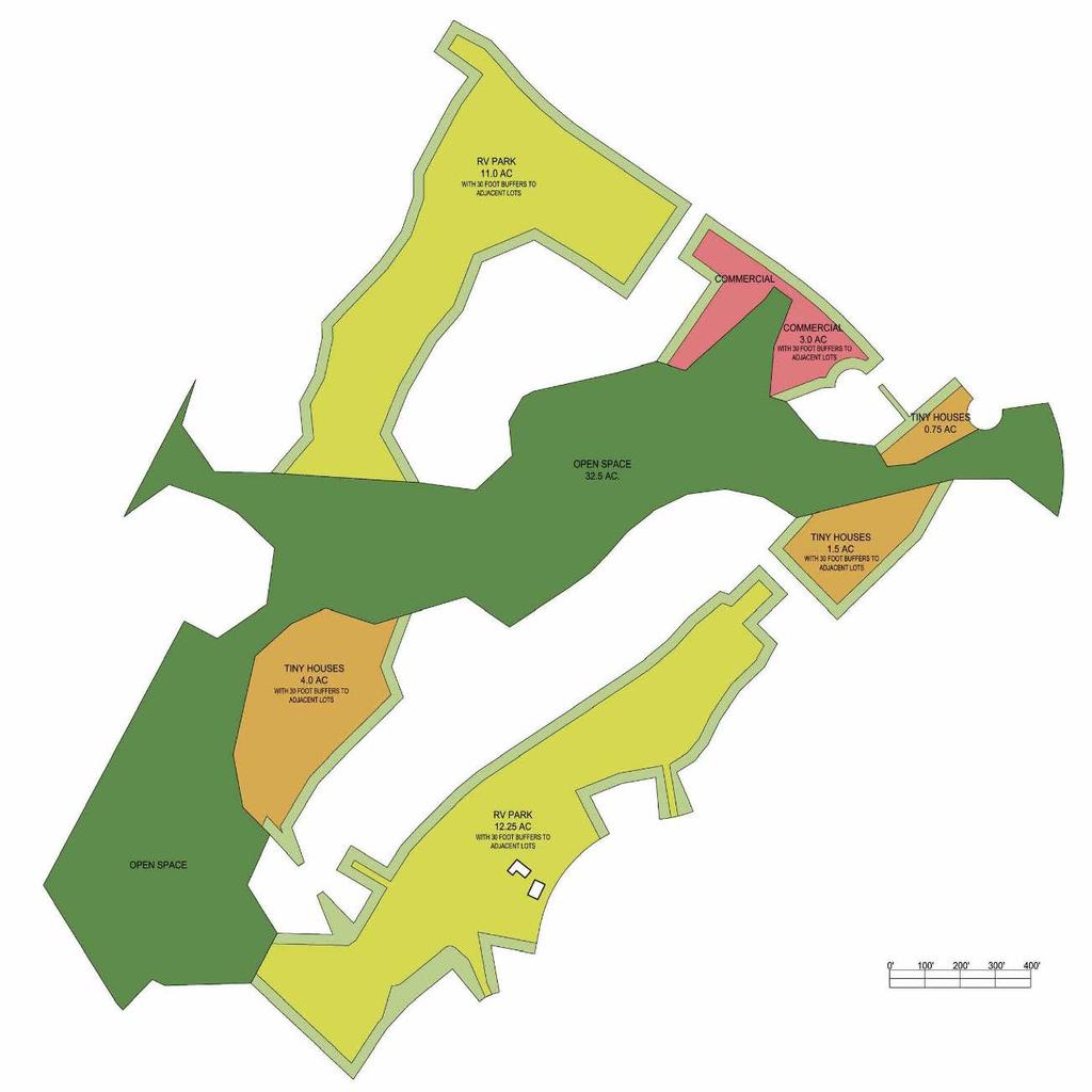 Lago Vista, Texas Change of Zone Proposal Luxury RV Resort Proposed Land Uses Approximately 65 Total Acres; Over 50% of land remains as Open Space; 30 Foot Landscape Buffers to existing