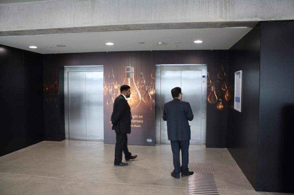 CityCube Berlin All Areas: Indoor Specials Paneling Branding around the Elevator Doors Location/ Short Description Measurements Hire Charge Production and Installation adhesive foil on the paneling