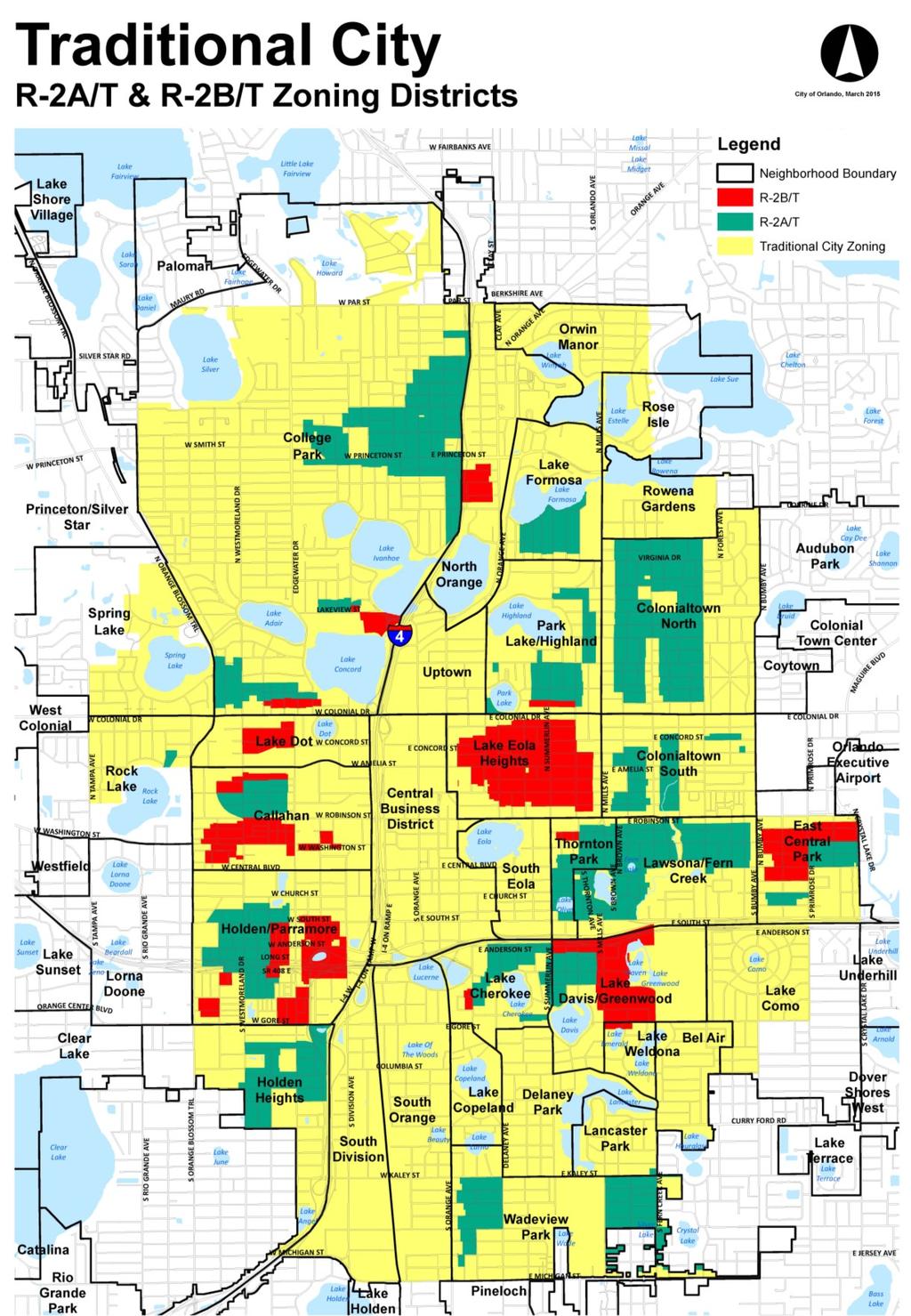 Page 2 E X I S T I N G C ODE R E Q U I R E M E N T S 1. Residential Zoning Districts The City has a number of residential zoning districts that create a hierarchy of allowable uses.