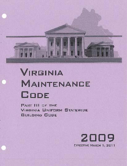 Building Maintenance Article IV under Chapter 5 of the Prince William County Code.