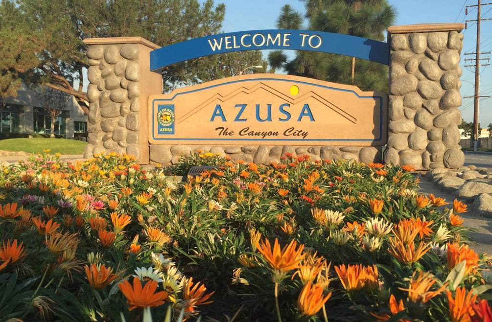 Azusa is located along historic Route 66, which passes through the city on Foothill Boulevard and Alosta Avenue.
