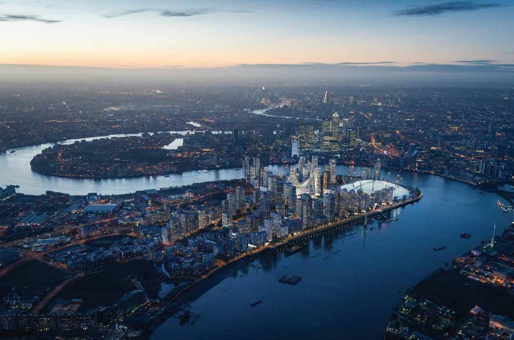 ELL ONNETED LONDON S ULTIMATE VILLAGE GREENIH PENINSULA Local area information Greenwich Peninsula offers easy access to the financial centre anary harf, the shopping of Greenwich Village and the