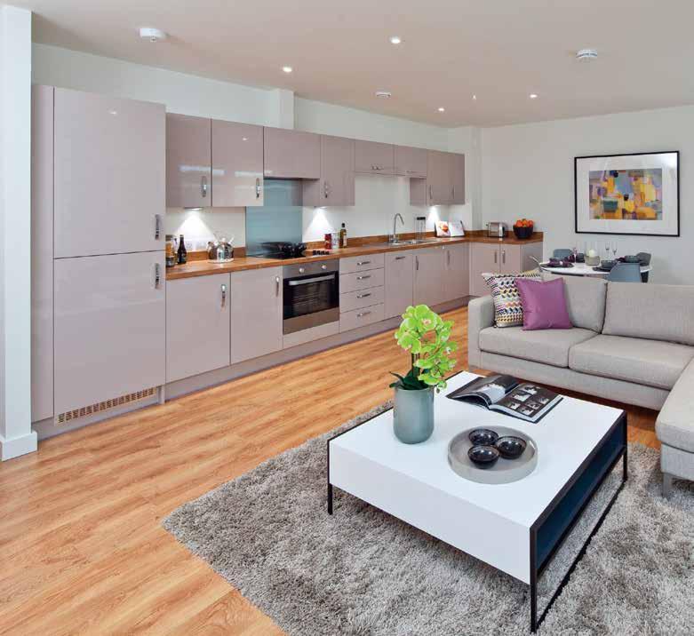 GREENIH PENINSULA Specification STYLISH INTERIORS BEAUTIFULLY BUILT & DESIGNED FOR YOUR LIFESTYLE AT GREENIH PENINSULA and Living area Electrical and heating Modern kitchen units in a contemporary