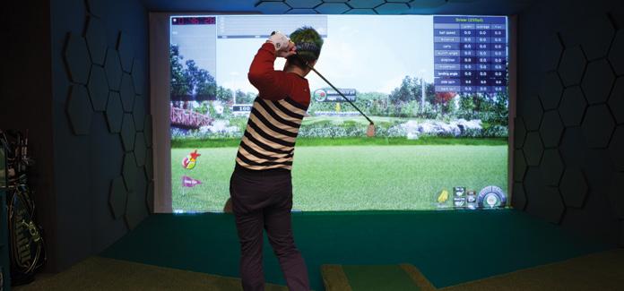 high-performance, low-impact flooring Indoor golf room with multi-course simulator Dedicated music room Private study room with wifi Private Member s Lounge featuring television, complimentary wifi,