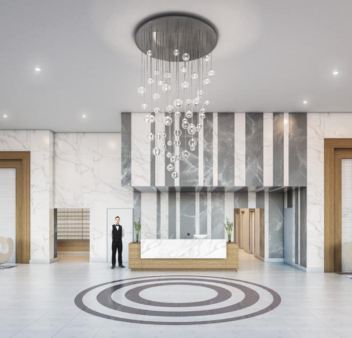 ELEGANT LIVING & IMPECCABLE SERVICE DESIGNED FOR MODERN LIVING Step inside Sun Towers and enter the elegant sophistication of the grand hotel-inspired lobby, where you will be welcomed home with
