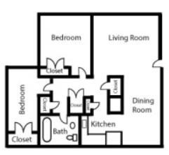 2BR Floor Plans Total # of Units 2 Floor Plan Square Footage 652 +/- Average Rent $620 Water Fee $45 Total # of Units 1 Floor Plan Square