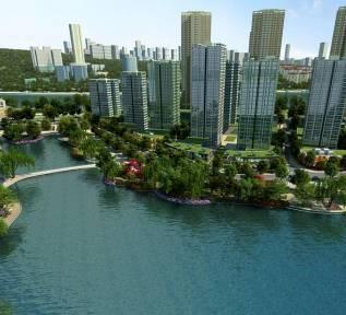 James park (230,000 sqm) The site will contain 270,000 sqm of inner city