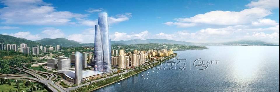 CHONGQING Center for modern service industry and financial hub of Chongqing Cooperate with government to accommodate the OTC at CQTD The Office Building tower -