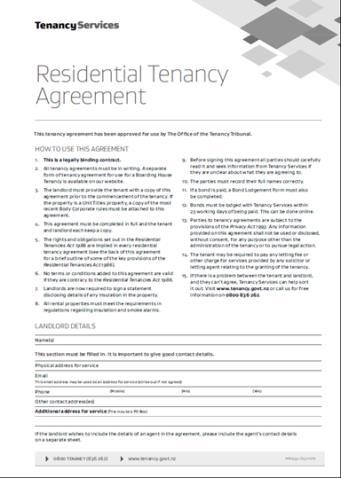 Includes: Tenancy Agreements (including variations and renewals)