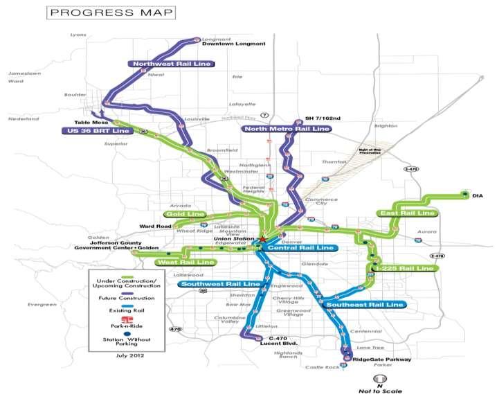 18 miles of Bus Rapid Transit (BRT) service 50+ new rail and/or BRT stations for Transit Oriented Communities (TOC) opportunities 2007 Enterprise Communities