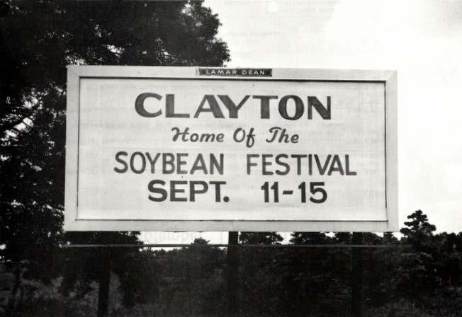 Soybean Festival North Carolina Soybean Festival begun in 1972.